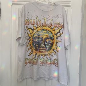 Sublime oversized distressed tee S/M